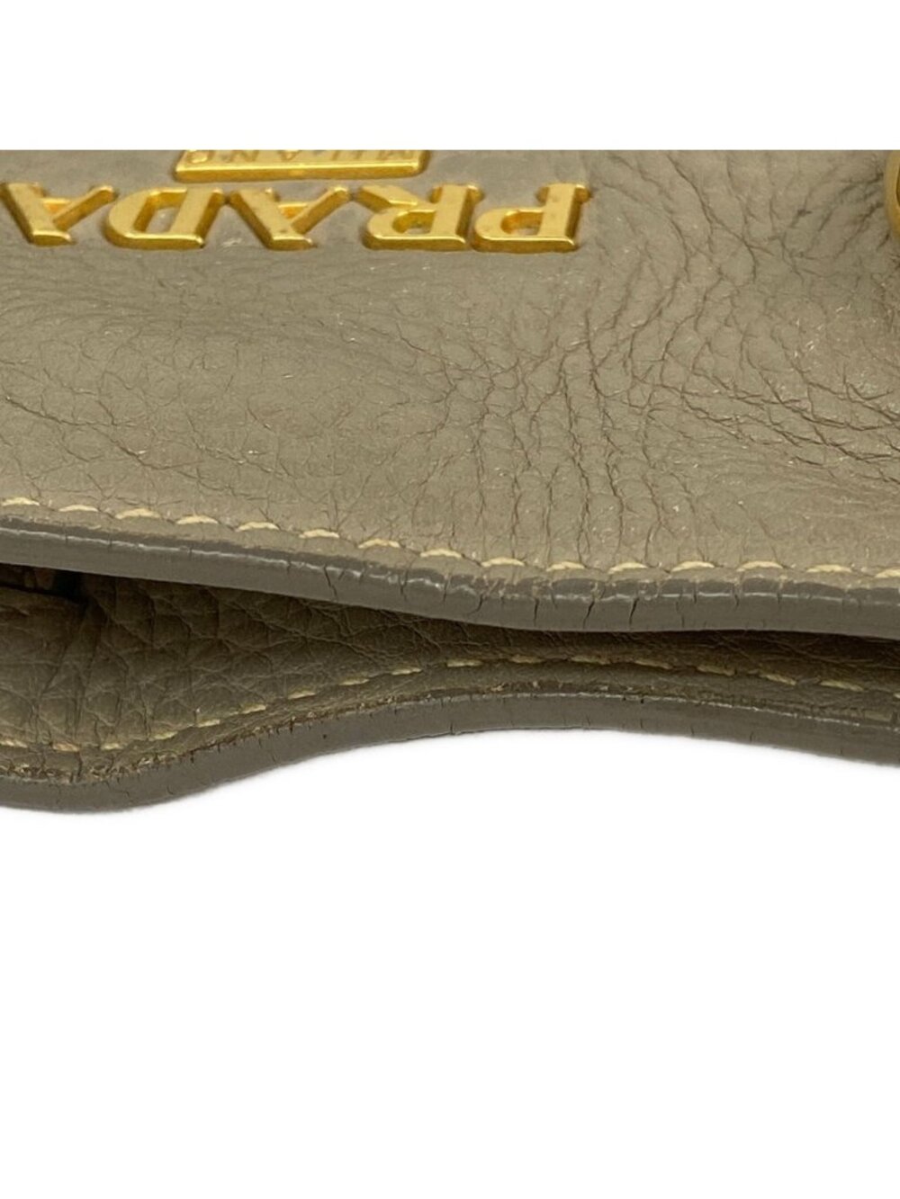 Prada Tote Beige Leather Tag - Picture 12 of 15